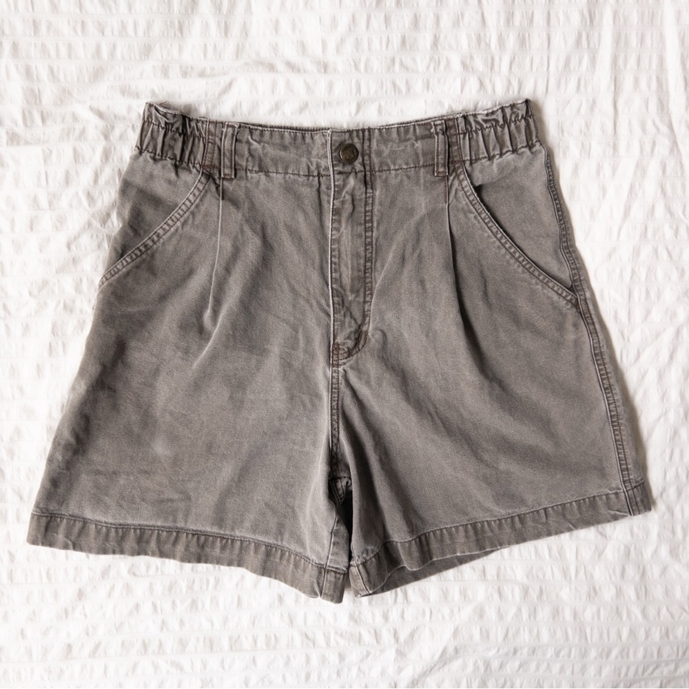 Vintage Royal Robbins Gray Women's High Waisted Shorts | Size 6